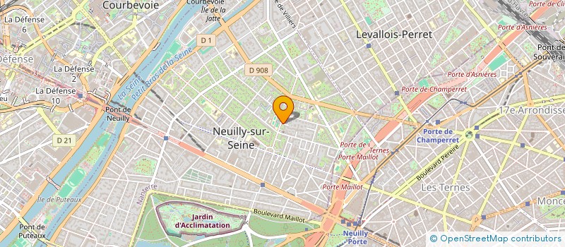 localisation de l'entreprise SCALIMMO à NEUILLY-SUR-SEINE