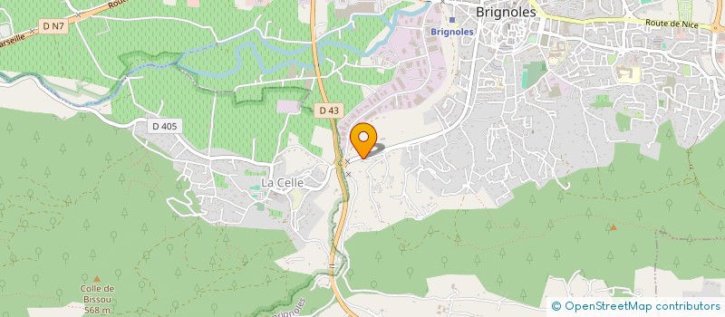 localisation de l'entreprise SCALISI à BRIGNOLES