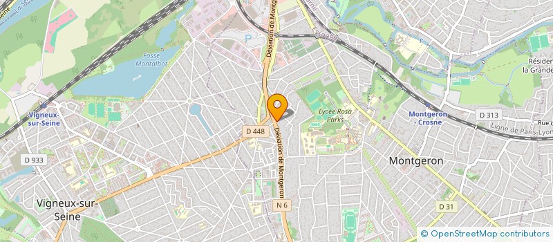 localisation de l'entreprise SCALISI INVEST  MONTGERON