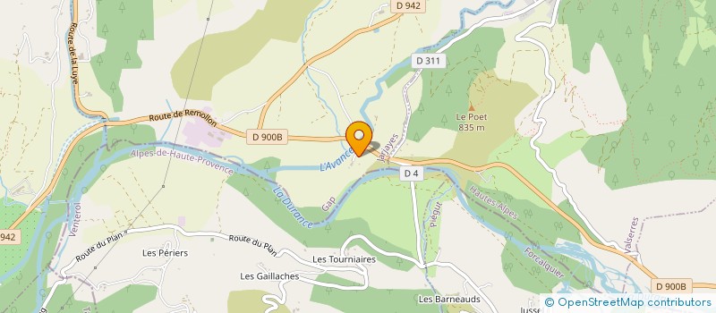 localisation de l'entreprise SCALISI MACONNERIE à JARJAYES