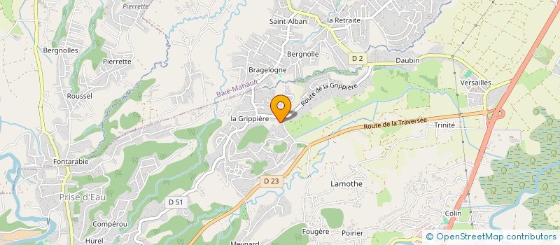 localisation de l'entreprise SCALIX MARKETING  PETIT-BOURG