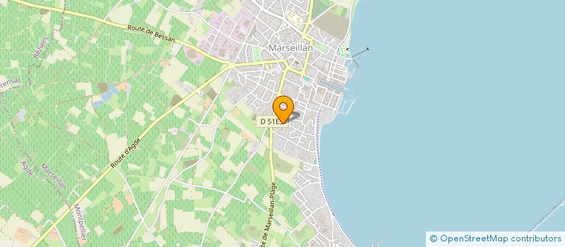 localisation de l'entreprise SCALLA à MARSEILLAN