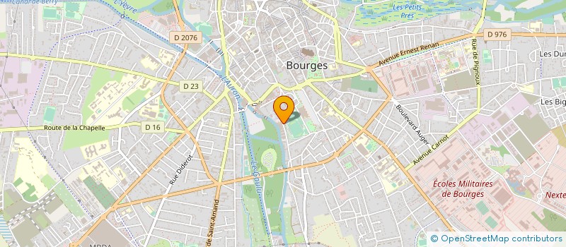 localisation de l'entreprise SCALOU IMAGE  BOURGES