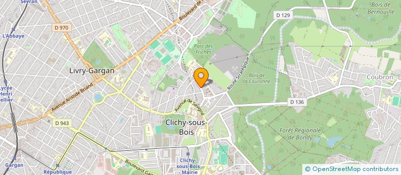 localisation de l'entreprise SCALP à CLICHY-SOUS-BOIS