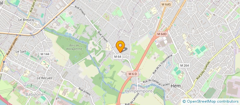 localisation de l'entreprise SCALP  HEM