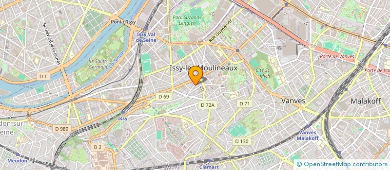 localisation de l'entreprise SCALPI & COMPAGNIE à ISSY-LES-MOULINEAUX