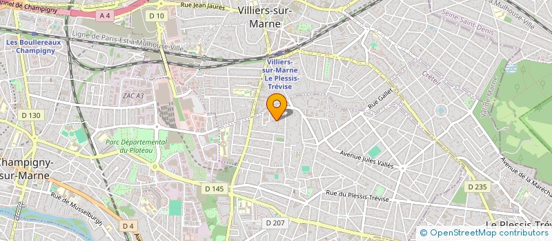 localisation de l'entreprise SCALPONE-74  CHAMPIGNY-SUR-MARNE