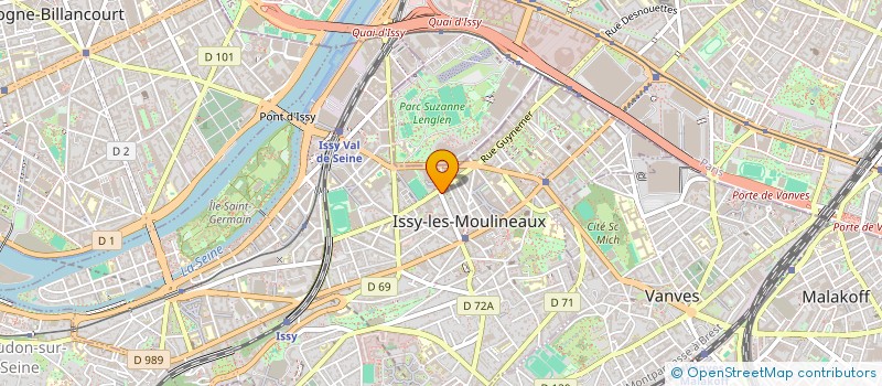 localisation de l'entreprise SCALRZ à ISSY-LES-MOULINEAUX