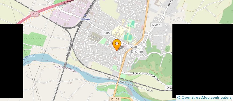 localisation de l'entreprise SCALT  LIVRON-SUR-DROME