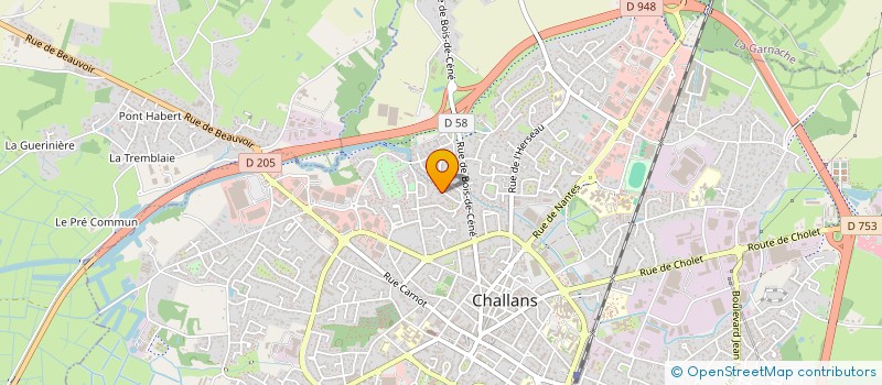 localisation de l'entreprise SCAM 3D à CHALLANS