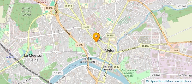 localisation de l'entreprise SCAM à MELUN