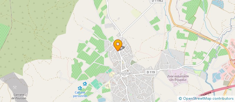 localisation de l'entreprise SCAM  VILLEVEYRAC