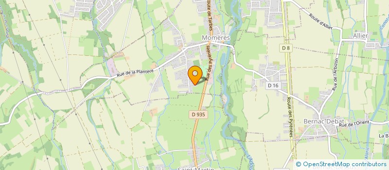 localisation de l'entreprise SCAM  MOMERES