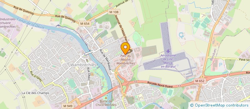 localisation de l'entreprise SCAM FILTRES à WAMBRECHIES
