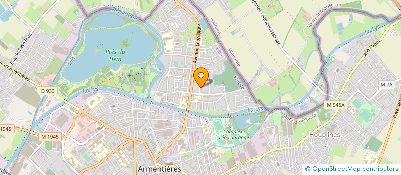 localisation de l'entreprise SCAM FINANCES  ARMENTIERES