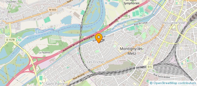 localisation de l'entreprise SCAM INVEST à MONTIGNY-LES-METZ
