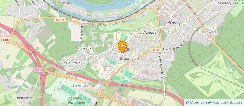 localisation de l'entreprise SCAM TUYAUTERIE PLOMBERIE  POISSY