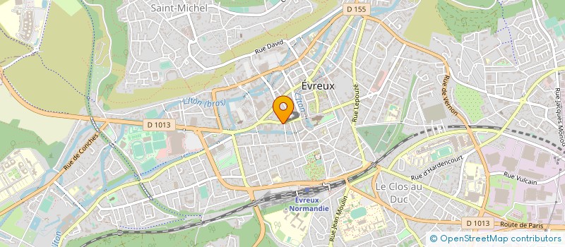 localisation de l'entreprise SCAMEX  EVREUX