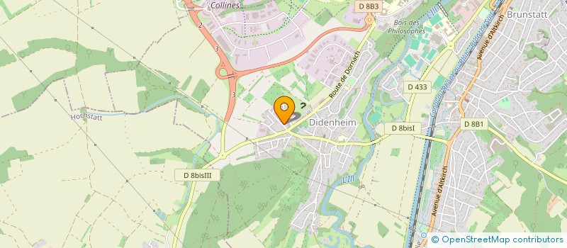 localisation de l'entreprise SCAMO-EST à BRUNSTATT-DIDENHEIM