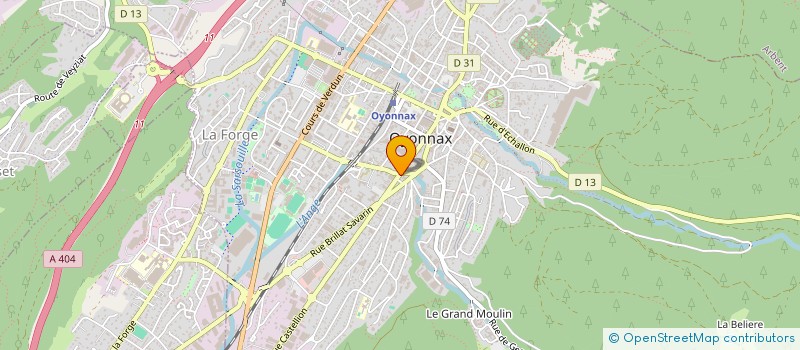 localisation de l'entreprise SCAMPIA NIERME à OYONNAX