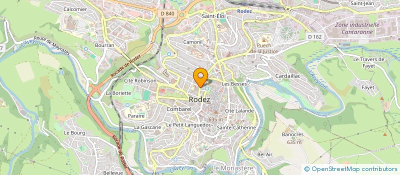 localisation de l'entreprise SCAN 12  RODEZ