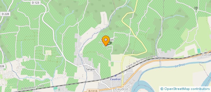 localisation de l'entreprise SCAN  CAUDROT