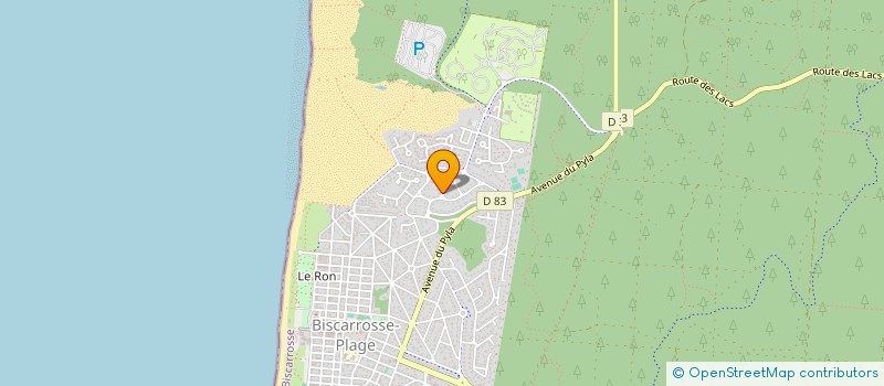 localisation de l'entreprise SCAN ARAGO  BISCARROSSE