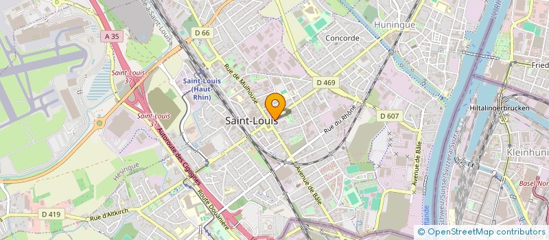 localisation de l'entreprise SCAN ARCHITECTURE  SAINT-LOUIS