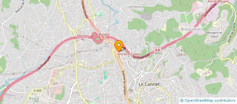 localisation de l'entreprise SCAN COMPACT à MOUGINS
