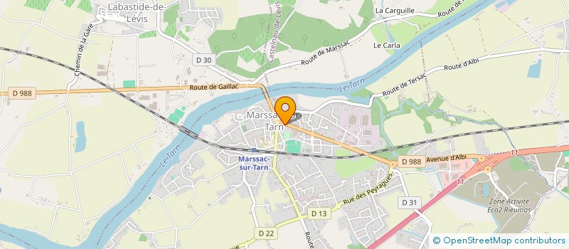 localisation de l'entreprise SCAN & COMPO  MARSSAC-SUR-TARN