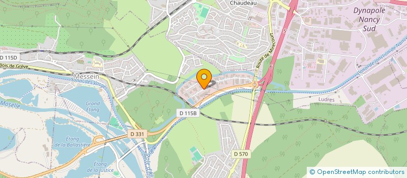 localisation de l'entreprise SCAN'EST à MESSEIN