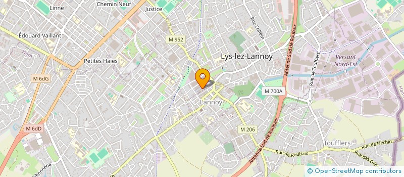 localisation de l'entreprise SCAN IMMO  LYS-LEZ-LANNOY