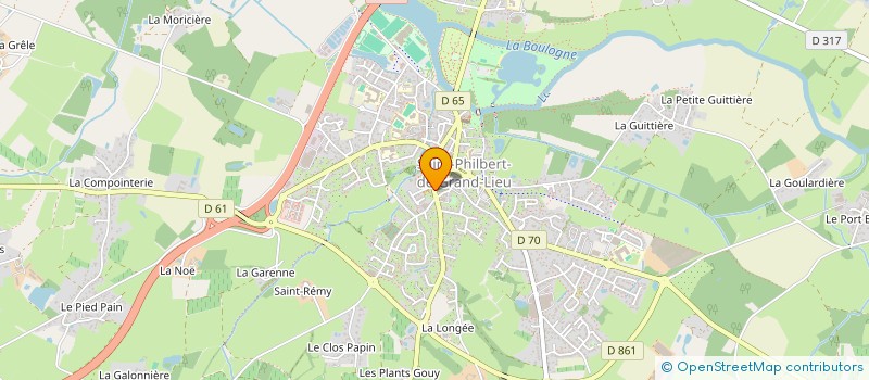 localisation de l'entreprise SCAN IMMO  SAINT-PHILBERT-DE-GRAND-LIEU