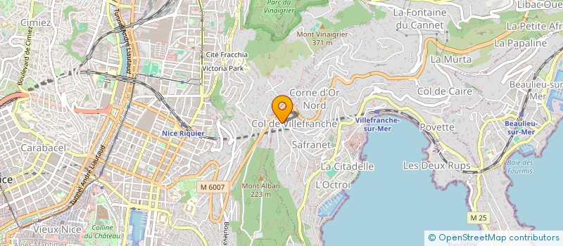 localisation de l'entreprise SCAN INVESTISSEMENTS à VILLEFRANCHE SUR MER