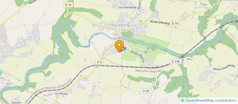 localisation de l'entreprise SCANALERTE  HAUTEVILLE-SUR-FIER