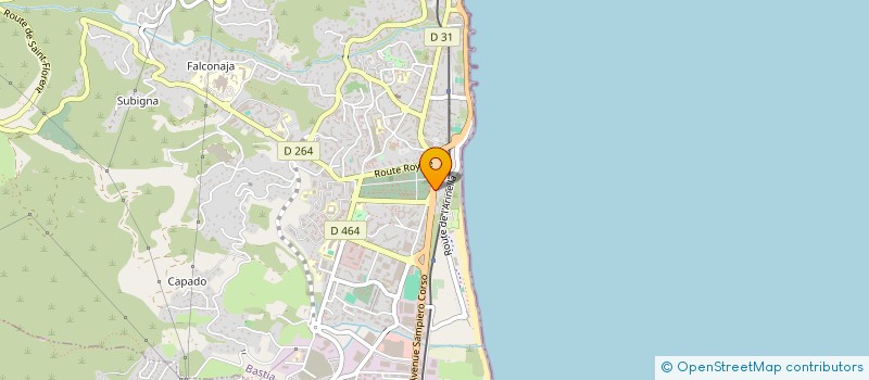 localisation de l'entreprise SCANARI à BASTIA