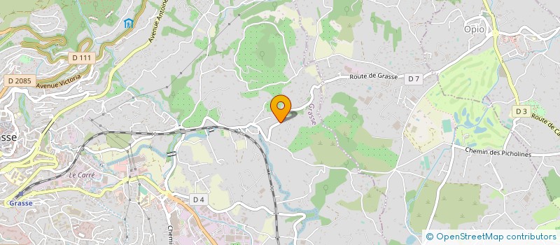 localisation de l'entreprise SCANAZUR à GRASSE