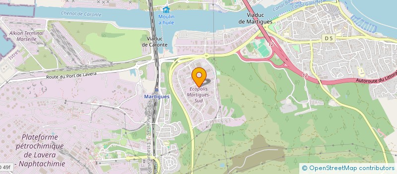 localisation de l'entreprise SCANCAP à MARTIGUES
