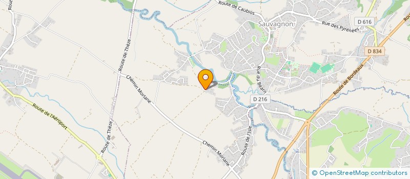 localisation de l'entreprise SCANDALE PRODUCTION  SAUVAGNON