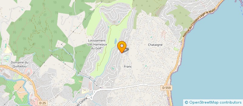 localisation de l'entreprise SCANDELLA INDIVISION à SAINTE-MAXIME