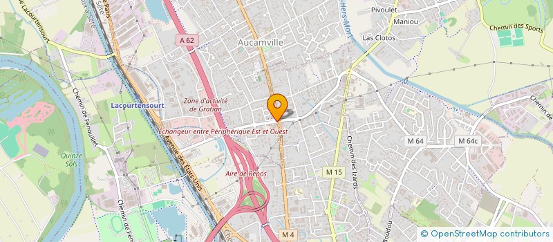 localisation de l'entreprise SCANDIASPORT à AUCAMVILLE