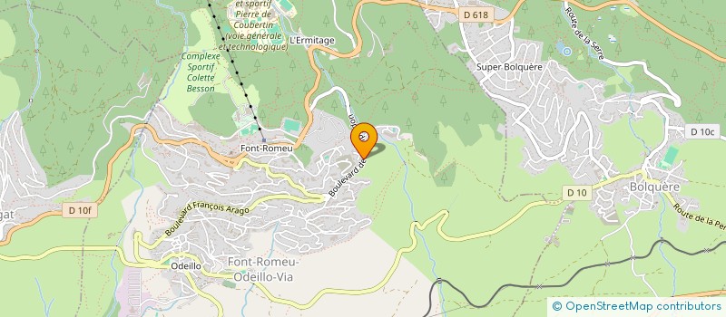 localisation de l'entreprise SCANDIC CHALETS à FONT-ROMEU-ODEILLO-VIA