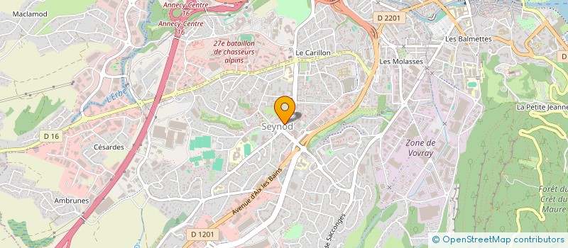 localisation de l'entreprise SCANDIMED FRANCE à ANNECY