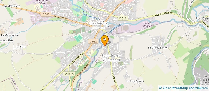 localisation de l'entreprise SCANDIMOB à SAINT-PIERRE-DU-REGARD
