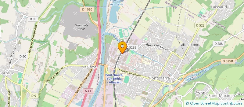 localisation de l'entreprise SCANDINAVIA IMPORT  PONTCHARRA