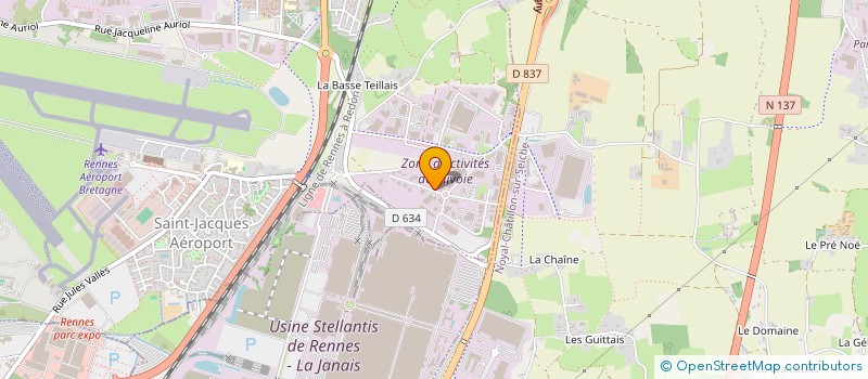 localisation de l'entreprise SCANDOLA  LA CHAPELLE-DES-FOUGERETZ