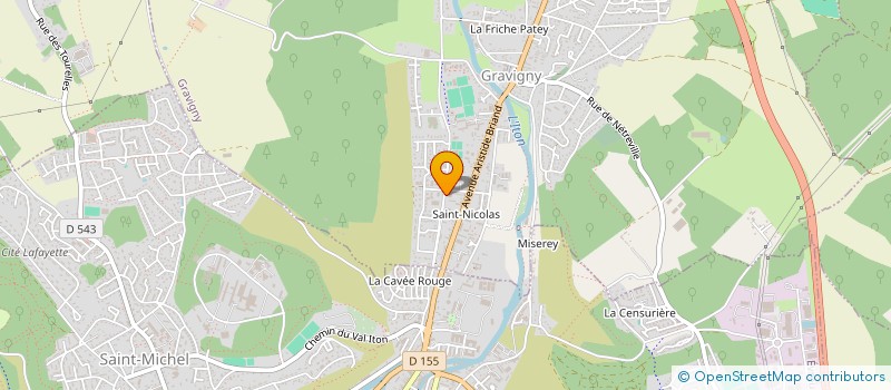 localisation de l'entreprise SCANGAULE à GRAVIGNY