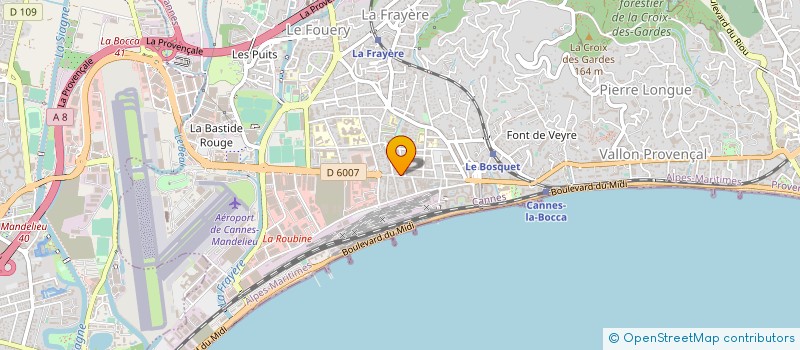 localisation de l'entreprise SCANIM à CANNES