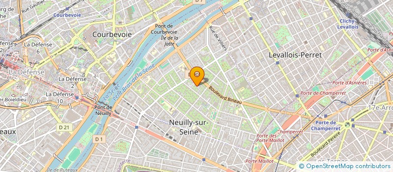 localisation de l'entreprise SCANKINGS à NEUILLY-SUR-SEINE