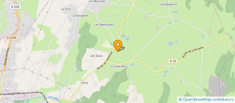 localisation de l'entreprise SCANN à CUSSET